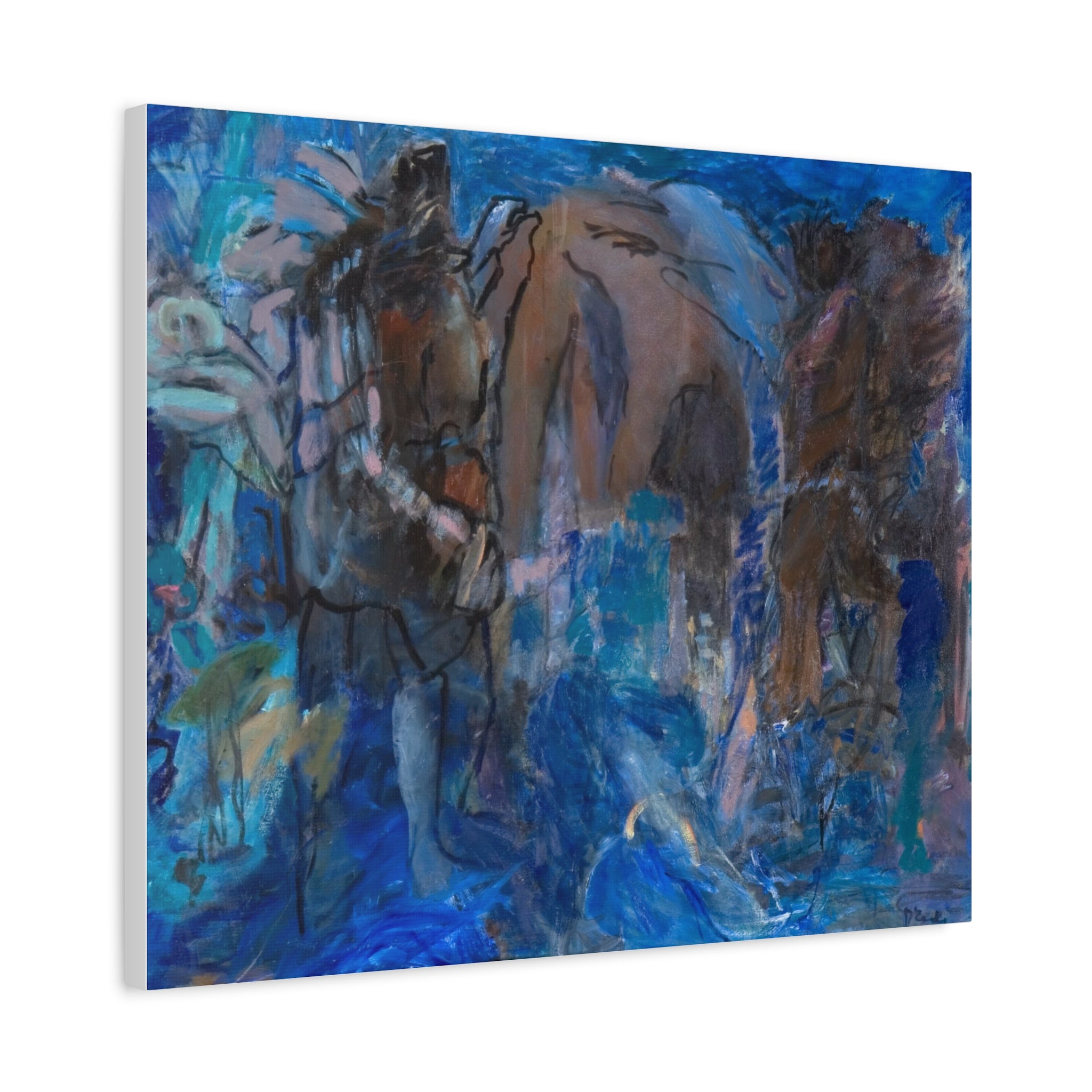 Compostion in Blue - Fine Art