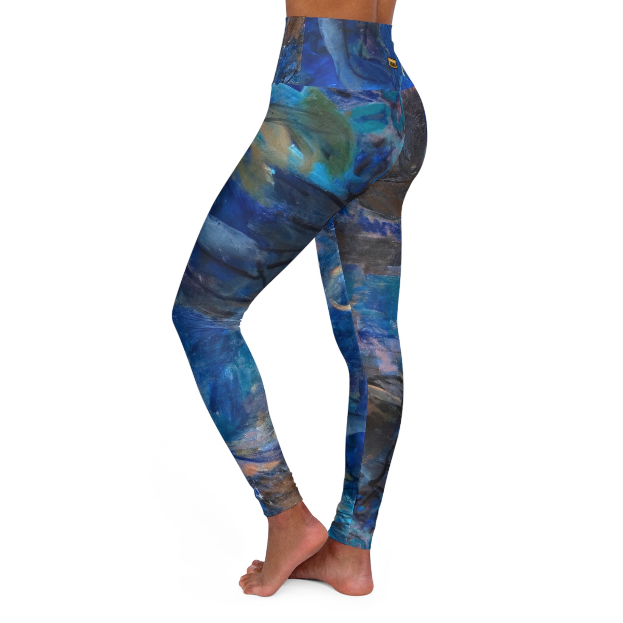 Composition in Blue - Leggings