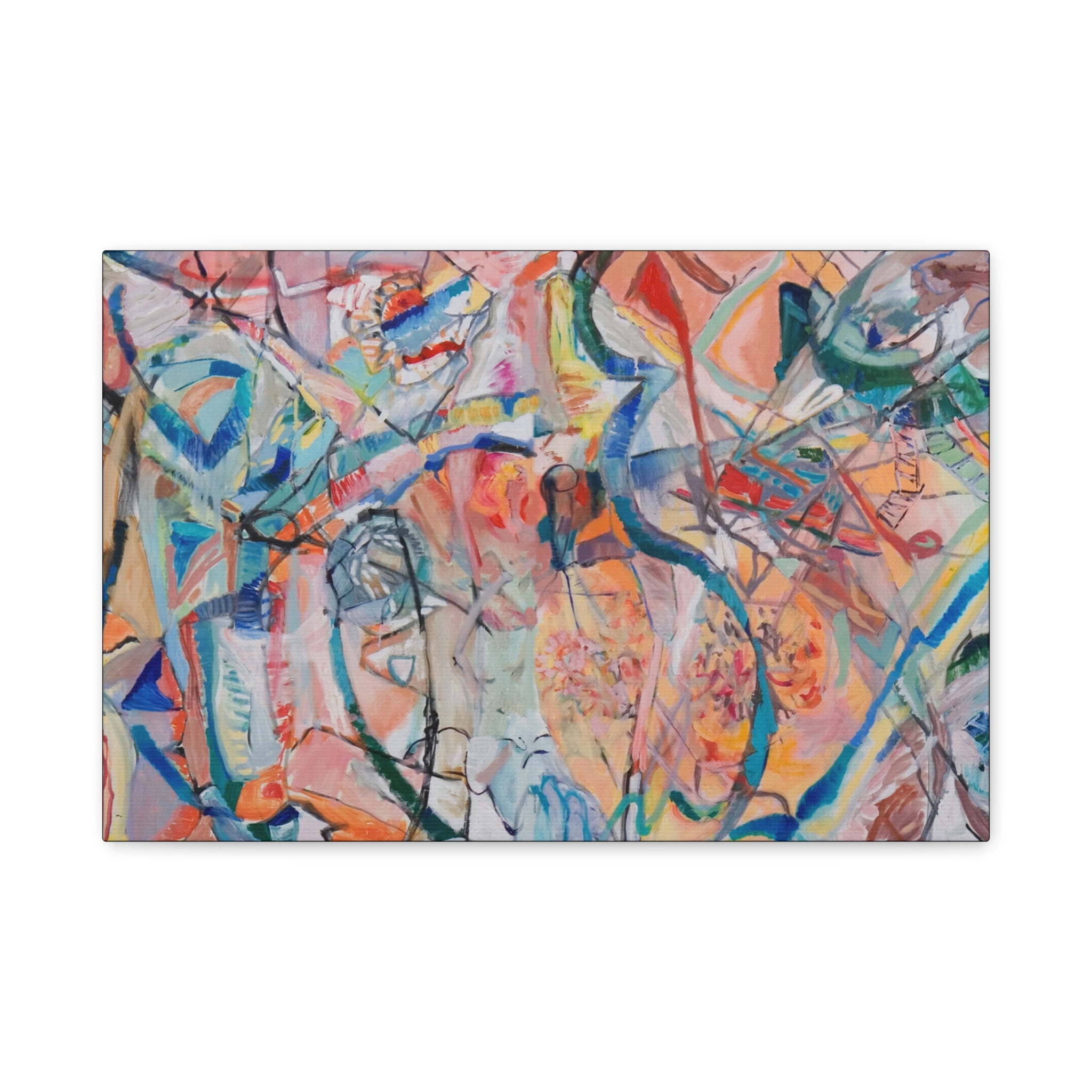 Coyote Vibes - Canvas Art Print-UNKNOWN ORIGINALS