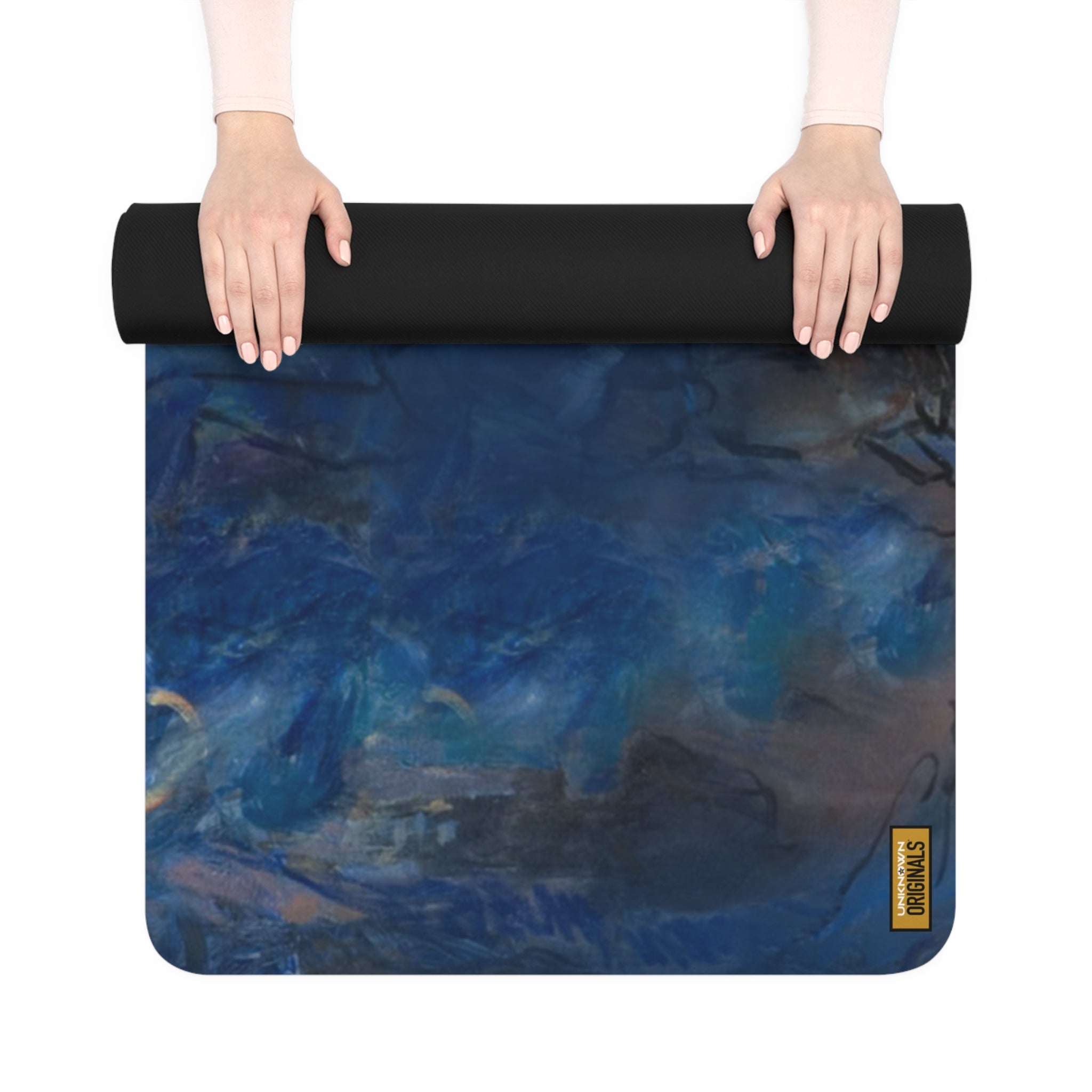 Composition in Blue - Yoga Mat-UNKNOWN ORIGINALS