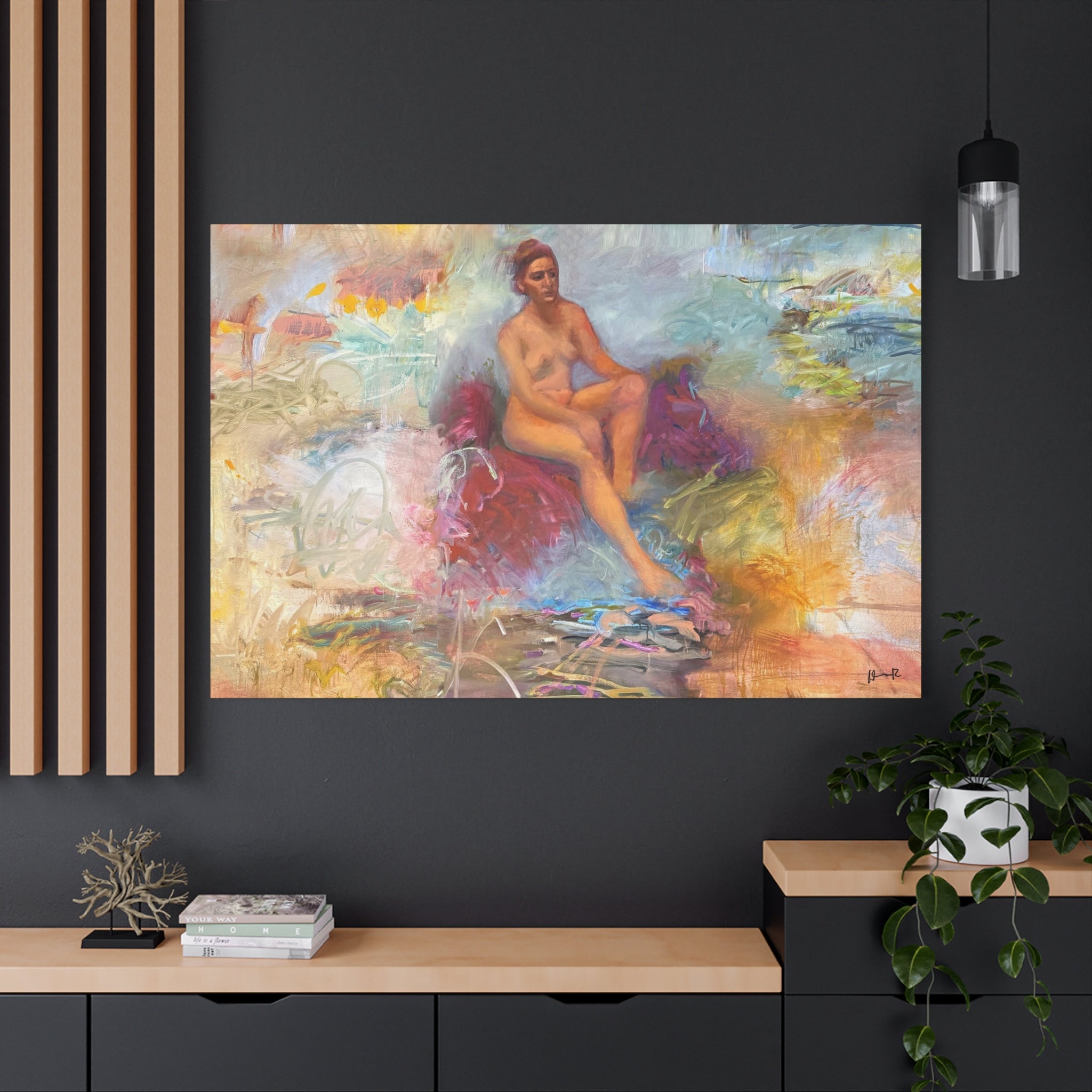 Ethereal in Bloom - Canvas Art Print-UNKNOWN ORIGINALS