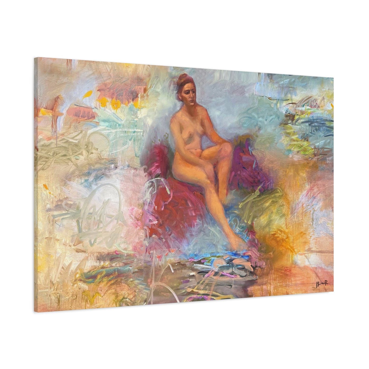 Ethereal in Bloom - Canvas Art Print-UNKNOWN ORIGINALS