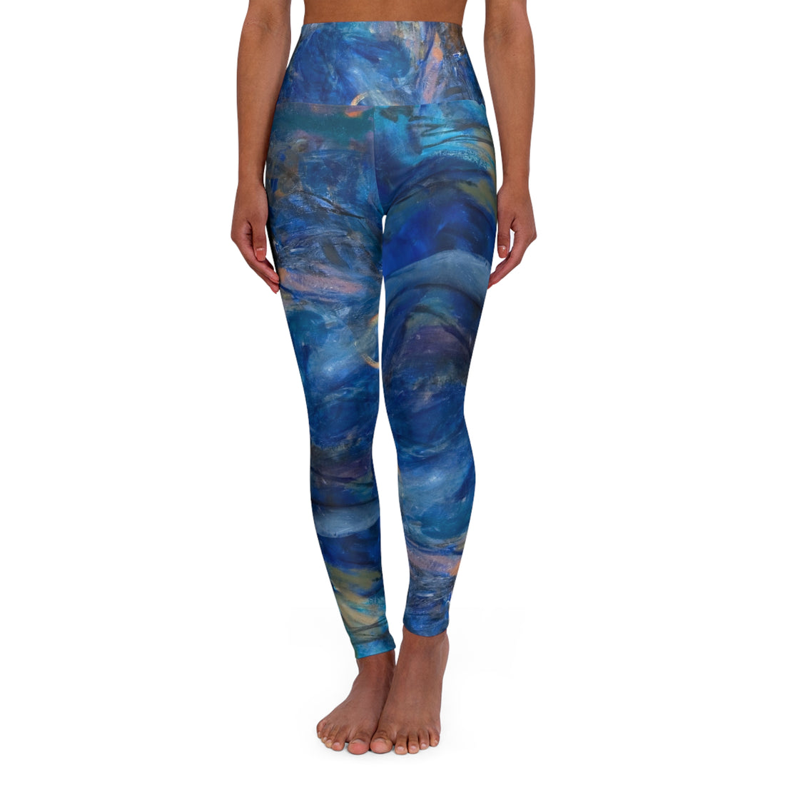 Composition in Blue - Leggings