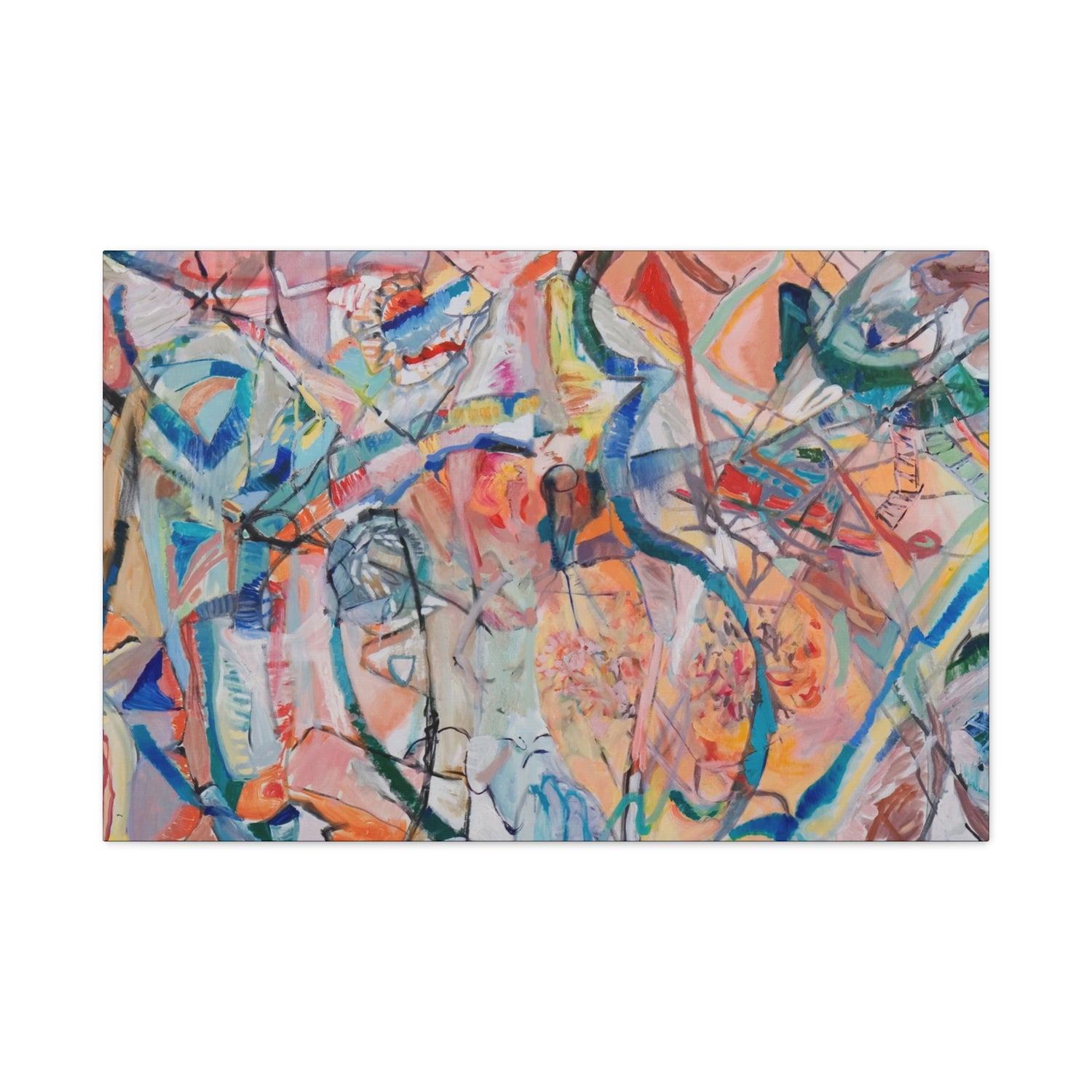 Coyote Vibes - Canvas Art Print-UNKNOWN ORIGINALS