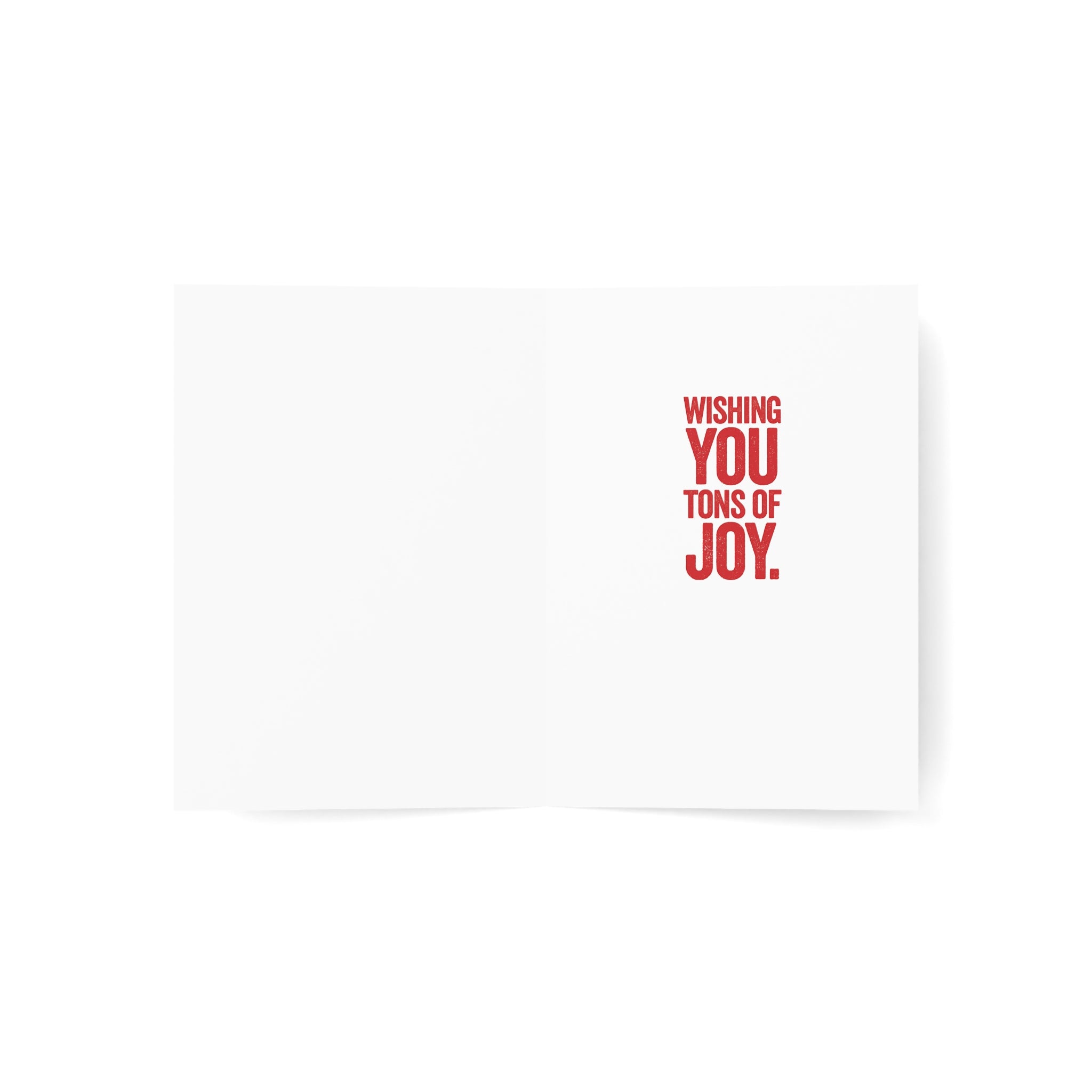 Funny Christmas Greeting Cards — "All I Want for Christmas Is World Peace and a Personal Elf"