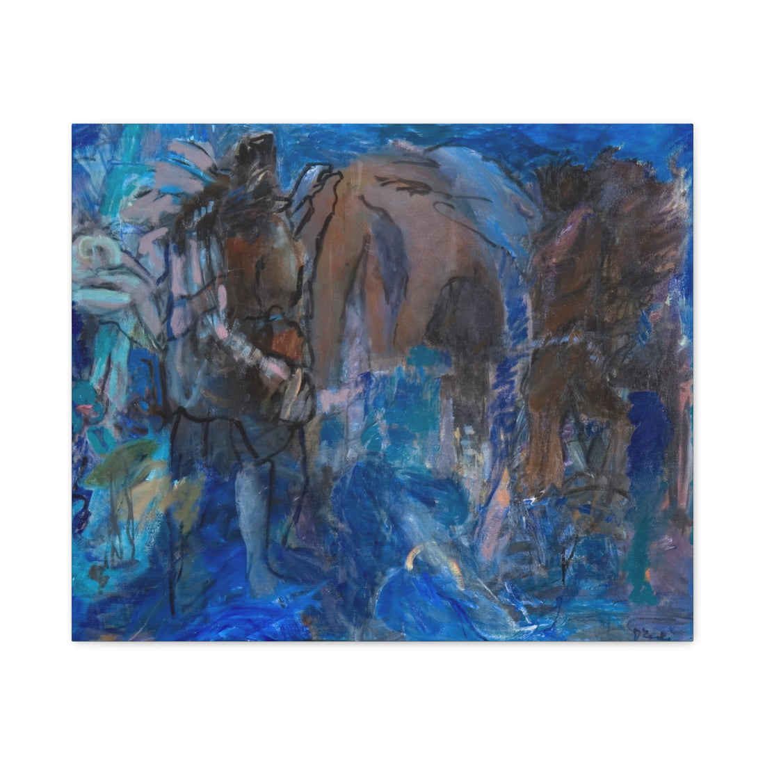 Compostion in Blue - Fine Art