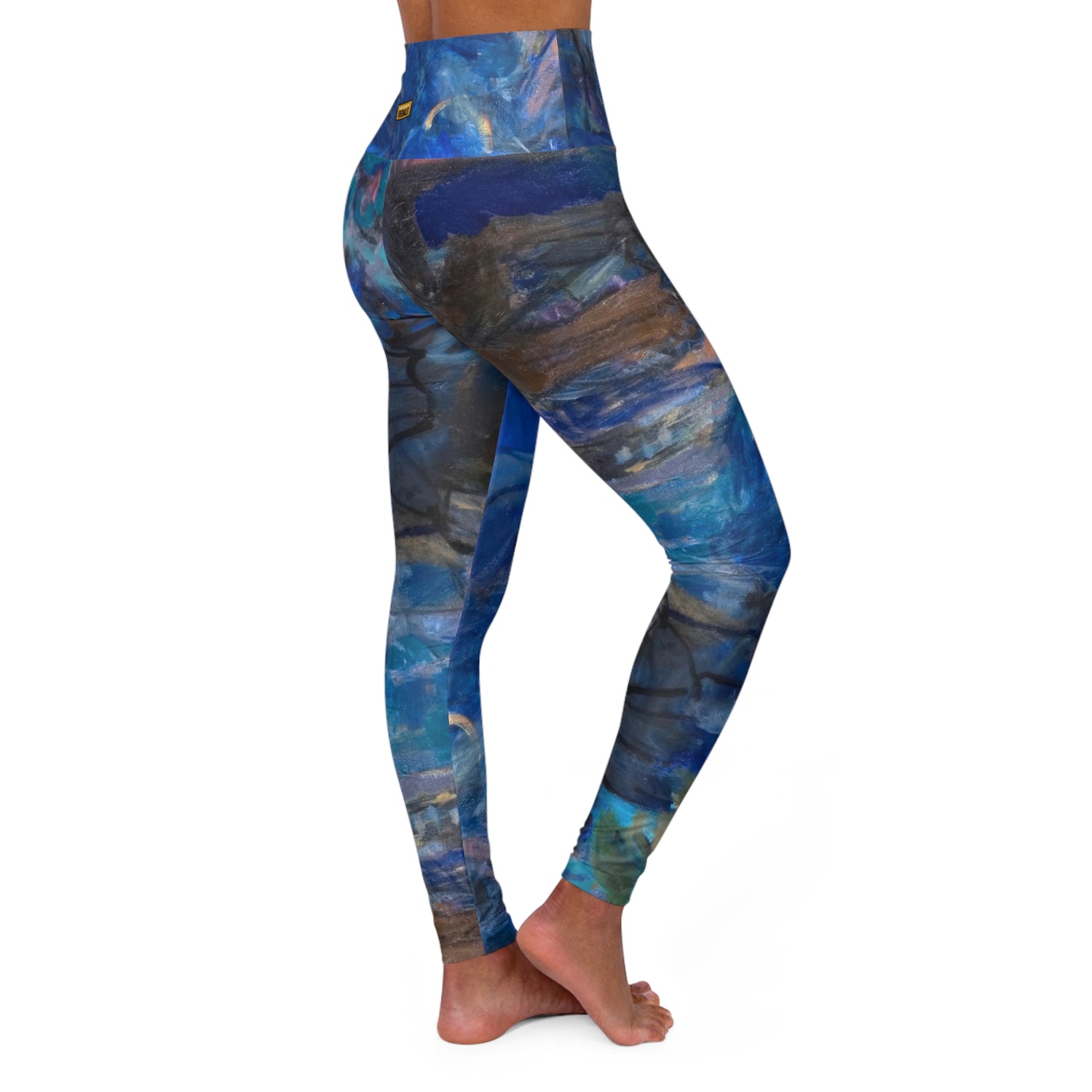 Composition in Blue - Leggings