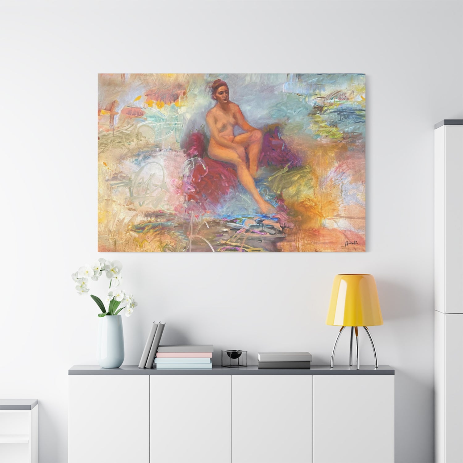 Ethereal in Bloom - Canvas Art Print-UNKNOWN ORIGINALS