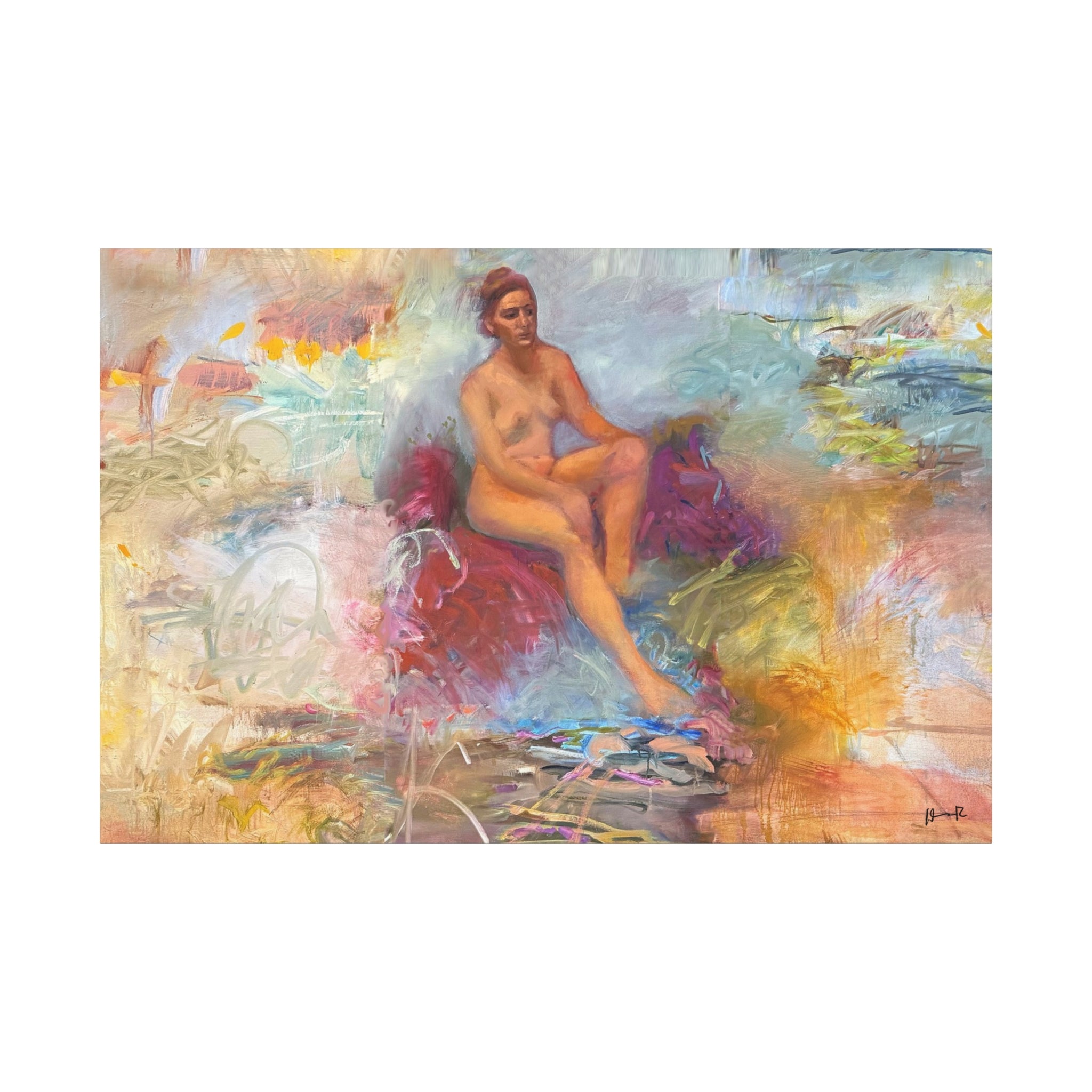 Ethereal in Bloom - Canvas Art Print-UNKNOWN ORIGINALS