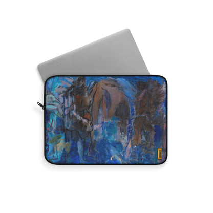 Composition in Blue - Laptop Sleeve
