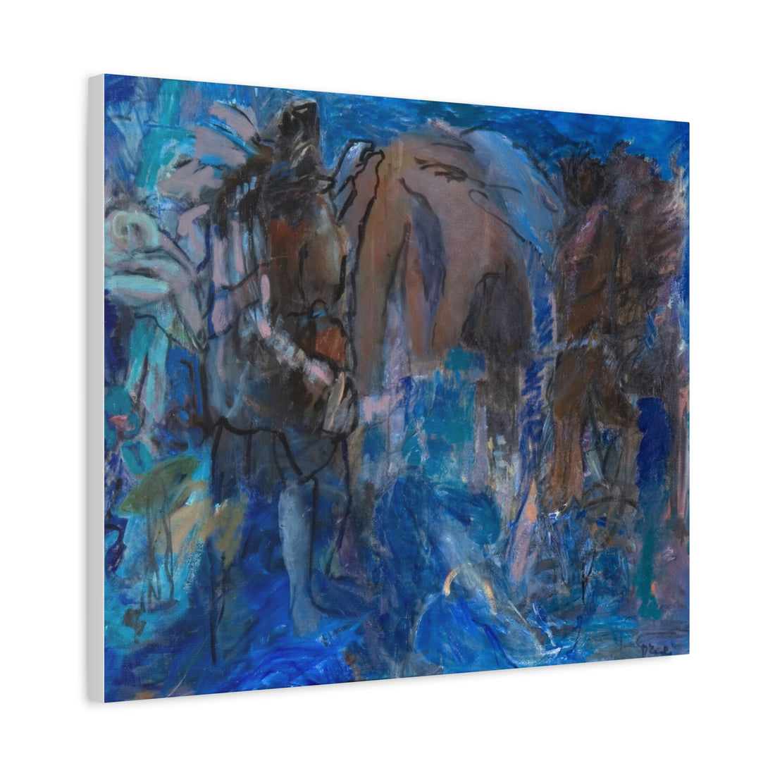 Compostion in Blue - Fine Art