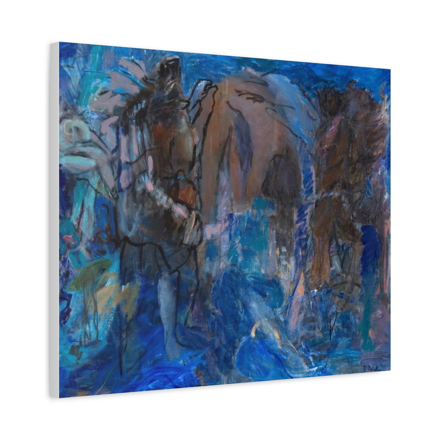 Compostion in Blue - Fine Art