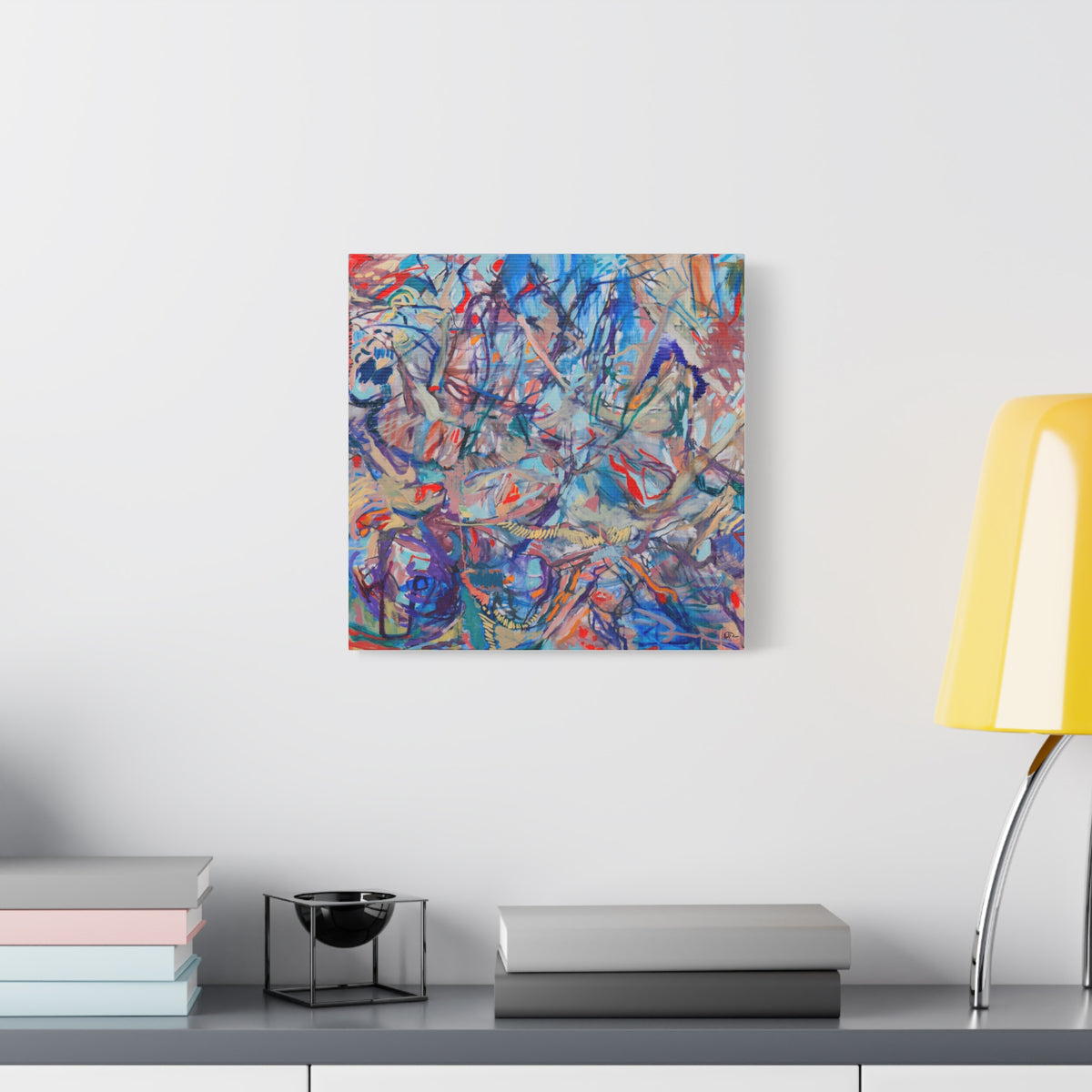 The Listening Blue - Fine Art